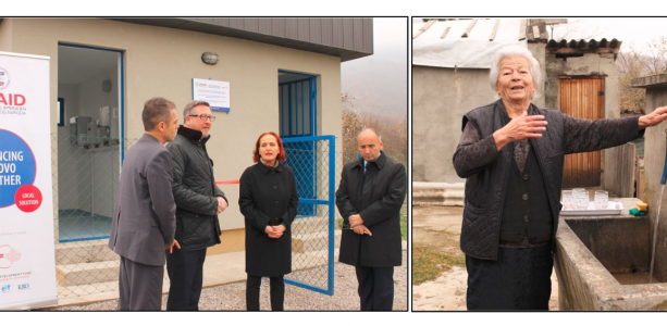 USAID AKT LS supports the community of Belo Polje/Bellopojë with the rehabilitation and extension of the water supply system